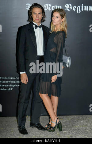 Milan, Italy. 25th Sep, 2017. Milan Event Vogue Italy The New Beginning. Pictured Arrivals: Guest Credit: Independent Photo Agency/Alamy Live News Stock Photo