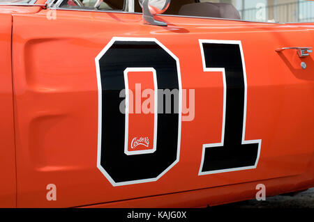 The General Lee car based on The Dukes of Hazzard TV show Stock Photo