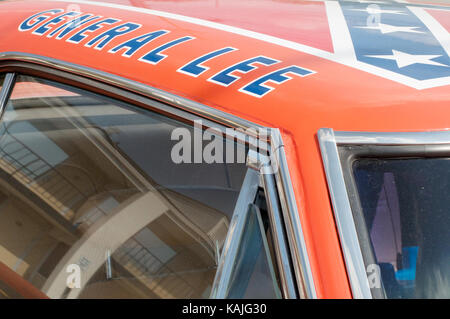 The General Lee car based on The Dukes of Hazzard TV show Stock Photo