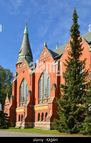 St Michael's Church is church situated in central Turku. It's named after Archangel Michael and was finished in 1905. Finland Stock Photo
