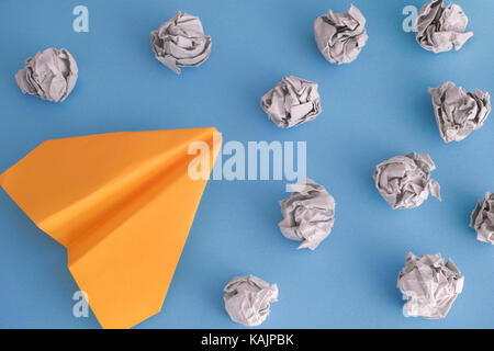 Close up crumpled craft paper texture and background with copy