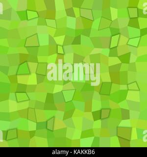 Green rectangle tiled mosaic pattern background with 3d effect Stock Vector