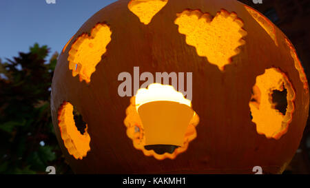 This was taken in Moscow Russia Pumpkin day Stock Photo