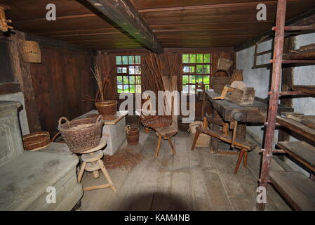 Cheese maker in a cheese dairy, Open Air Museum Ballenberg, Bern,  Switzerland Stock Photo - Alamy