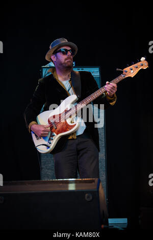 Destroyer, the Canadian indie rock band, performs a live concert at the Norwegian music festival Piknik i Parken 2016 in Oslo. Norway, 26/06 2016. Stock Photo