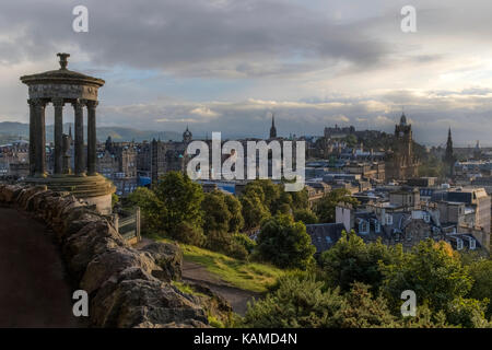 Calton Hill, Edinburgh, Lothian, Scotland, United Kingdom Stock Photo