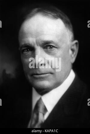 Billy Sunday (1862-1935), popular National League baseball player during the 1880s who became the most popular and influential American evangelist during the first two decades of the 20th century. (Photo: 1921) Stock Photo