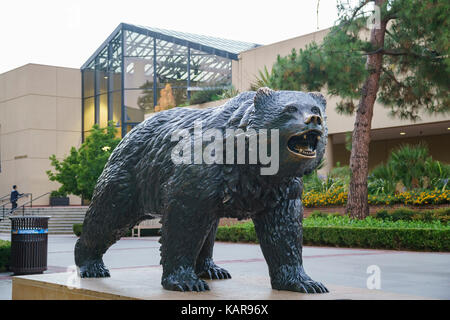 Westwood, JUN 21: UCLA Bruin Statue on JUN 21, 2017 at Westwood, Los Angeles County, California, United States Stock Photo