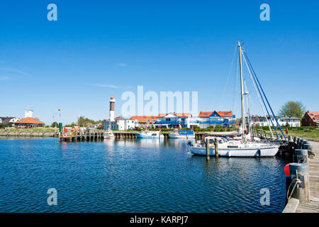 Poel, harbour of village Timmen on the island Poel, Hafen von Timmendorf auf der Insel Poel Stock Photo