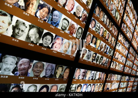 Nanjin, Nanjin, China. 27th Sep, 2017. Nanjing, CHINA-September 2017: (EDITORIAL USE ONLY. CHINA OUT).The Memorial Hall of the Victims in Nanjing Massacre by Japanese Invaders is a hall to memorialize those that were killed in the Nanjing Massacre by the Imperial Japanese Army in and around the then capital of China, Nanjing, after it fell on December 13, 1937. It is located in the southwestern corner of Nanjing known as Jiangdongmen, near a site where thousands of bodies were buried, called a ''pit of ten thousand corpses' Credit: SIPA Asia/ZUMA Wire/Alamy Live News Stock Photo