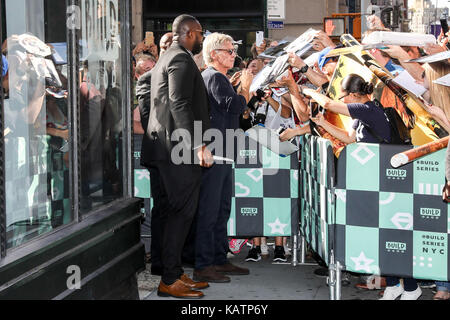 New York, United States. 27th Sep, 2017. US actor Harrison Ford is seen in Manhattan's Soho neighborhood in New York City on Wednesday.  Credit: Brazil Photo Press/Alamy Live News Stock Photo