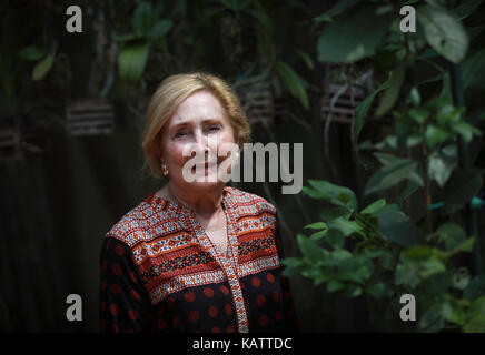 Florida, USA. 27th Sep, 2017. Kathy Foster, photographed at her home in Wellington Wednesday, September 27, 2017. ''There was a real element of fear because nothing like that had happened in Wellington, '' she said of the murder of Marlene Warren in 1990. ''It really consumed the community for quite some time. Credit: Bruce R. Bennett/The Palm Beach Post/ZUMA Wire/Alamy Live News Stock Photo