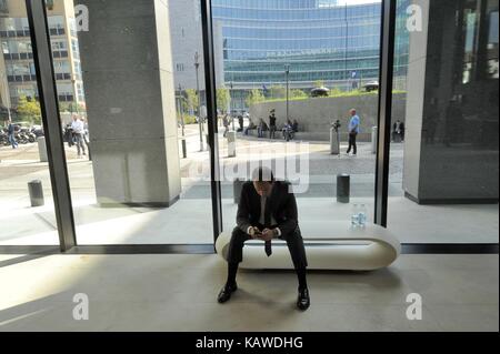 Milan( Italy), headquarters of the Milan Fintech District, urban area devoted to the development of innovative and technological finance Stock Photo