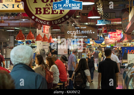 Reading Terminal Market, Philadelphia, PA, USA Stock Photo