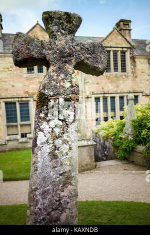 St Hydroc's Church cross Lanhydrock House Bodmin Cornwall UK Stock Photo