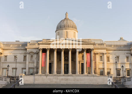 National Gallery, Trafalgar Square Stock Photo
