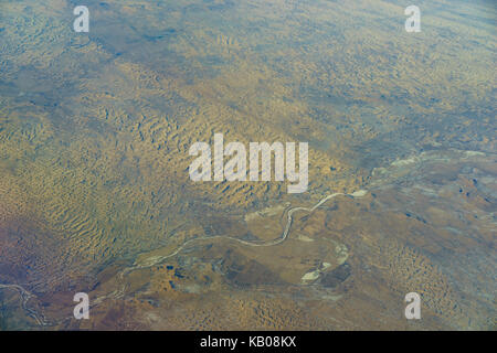 Aerial mountain landscape near Beijing, China Stock Photo