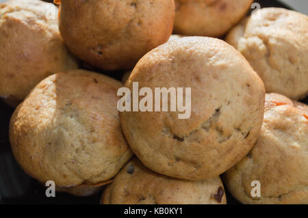 bunch of banana muffins Stock Photo