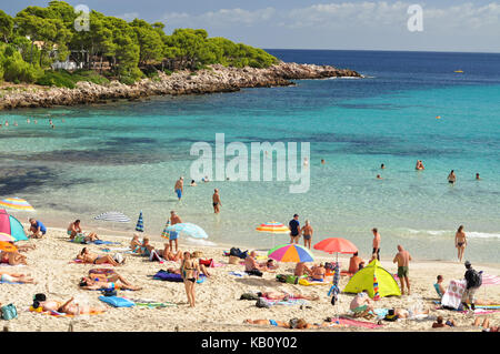 Cala Agulla beach in the island Mallorca in Spain Stock Photo