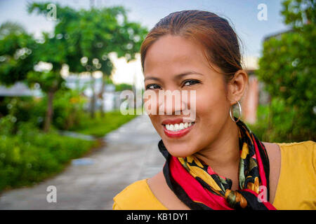 Portrait of a contemporary, stylish and successful Asian businesswoman woman from the Philippines. Stock Photo