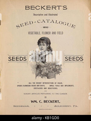 Wm. C. Beckert's descriptive and illustrated seed catalogue (16570838642) Stock Photo