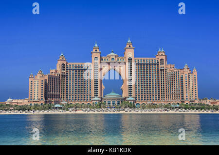 View at the hotel of Atlantis, Palm of Iceland, Dubai, Stock Photo