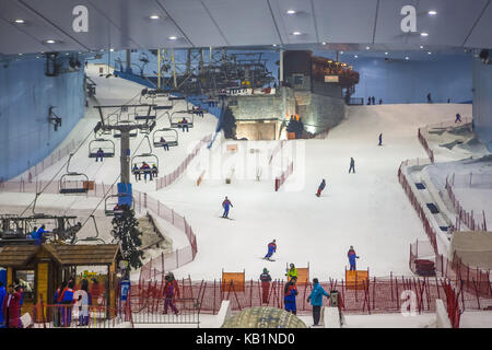 Ski Dubai hall, Mall of the emirate, Dubai, Stock Photo