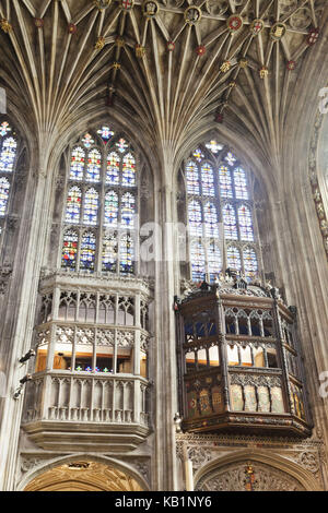 England, Berkshire, Windsor, Windsor Castle, St. George's Chapel, inside, Stock Photo