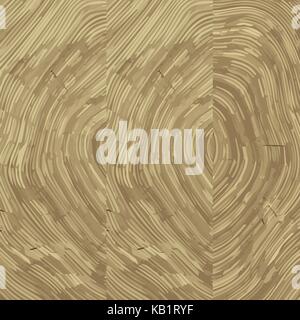 Cross section of tree stump background texture, vector Eps 10 illustration. Stock Vector