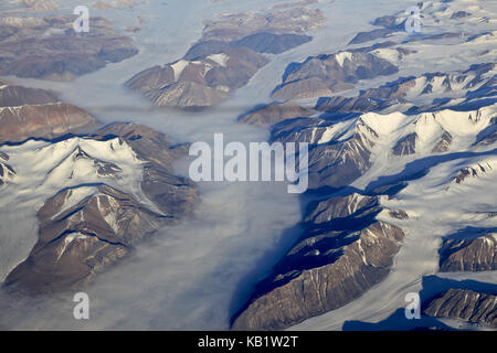 North America, Canada, Nordkanada, Nunavut, Ellesmere Iceland, glacier, mountain landscape, ice scenery, Stock Photo