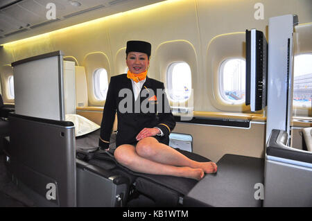 Civil aviation, air liner, cabin, stewardess,