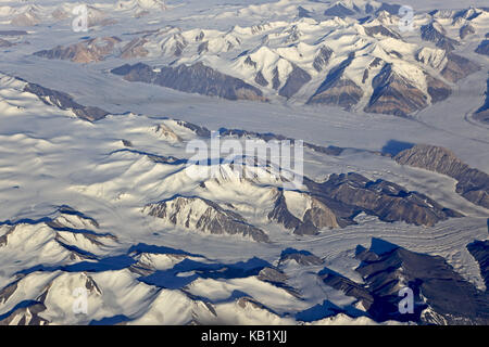 North America, Canada, Nordkanada, Nunavut, Ellesmere Iceland, glacier, mountain landscape, ice scenery, Stock Photo