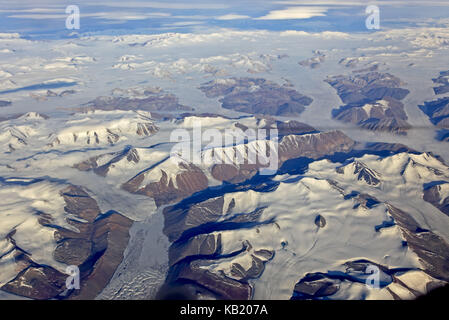 North America, Canada, Nordkanada, Nunavut, Ellesmere Iceland, glacier, mountain landscape, ice scenery, Stock Photo