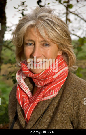 Lady Jane Rice, wife of Sir Tim Rice, at her home in Cornwall with her ...