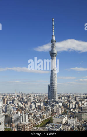 Japan, Honshu, Tokyo, Asakusa, Skytree Tower, Stock Photo