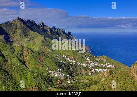 Spain, Canary islands, Tenerife, Taganana, Stock Photo