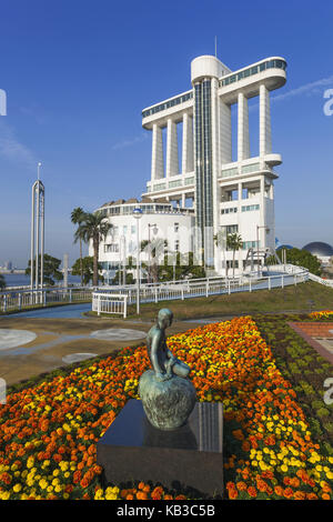 Japan, Honshu, Aichi, Nagoya, harbour, Nagoya port, Nagoya port Building, figure, Stock Photo