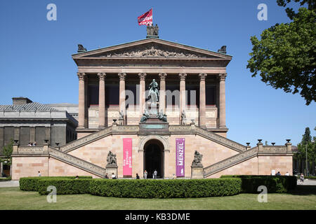 Berlin, old national gallery, Stock Photo