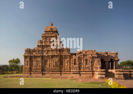 India, Karnataka, Bad Yank, Pattadakal, Virupaksha temple Stock Photo