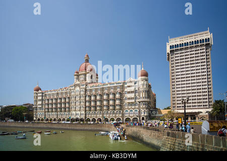 India, Maharastra, Mumbai, Bombay, the Taj Mahal hotel Stock Photo