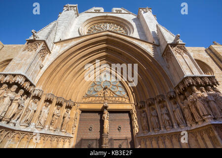 Spain, Catalonia, Tarragona, Old Town, cathedral Santa Maria, world cultural heritage Stock Photo