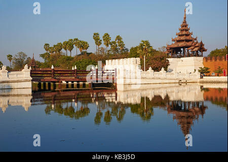 Fortress, Mandalay, Myanmar, Asia, Stock Photo