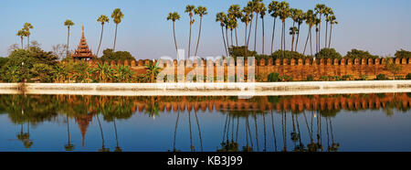 Fortress, Mandalay, Myanmar, Asia, Stock Photo