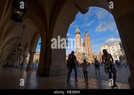 Church of Our Lady Assumed into Heaven, aka Saint Mary's Basilica, Krakow, Poland, Europe Stock Photo