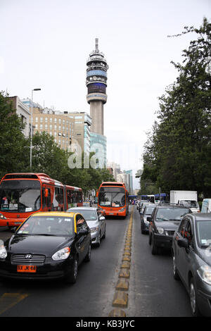 Chile, Santiago, Avenida Libertador General Bernardo O'Higgins, Chile, Santiago, Avenida Libertador General Bernardo O'Higgins,