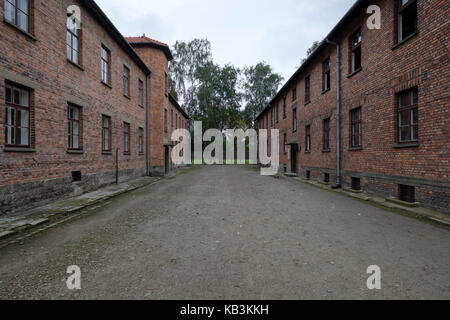 Auschwitz WWII Nazi concentration camp, Poland Stock Photo