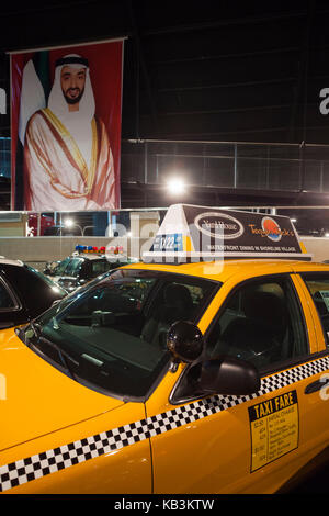UAE, Abu Dhabi, Shanayl, Emirates National Car Museum, car collection of Sheikh Hamad Bin Hamdan Al Nahyan, also known as The Rainbow Sheikh Stock Photo