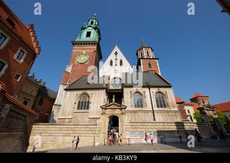 Wawel Cathedral in Krakow, Poland, Europe Stock Photo