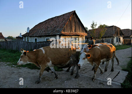 Romania, Transylvania, Viscri, part of villages with fortified churches in Transylvania, listed as World Heritage by UNESCO Stock Photo