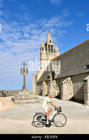 France, Finistere, Penmarch, Notre Dame de la Joie chapel Stock Photo